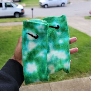 Tie dye Nike socks